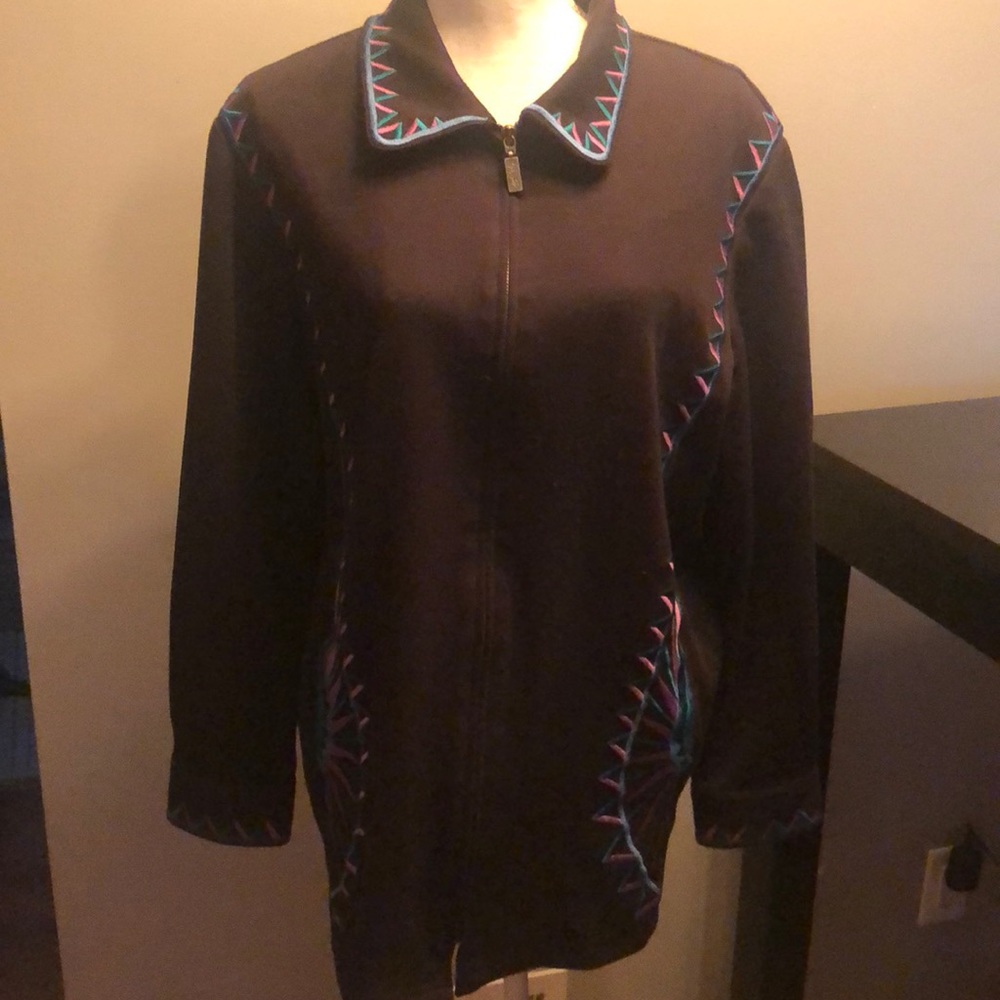 Bob Mackie Wearable Art Jacket - image 1